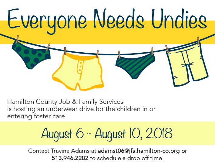 Everyone needs undies - Hamilton County Job & Family Services