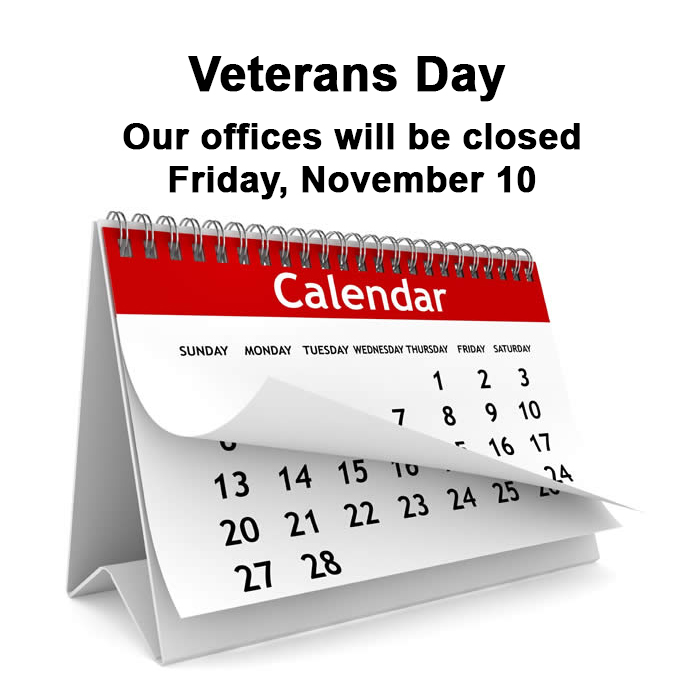 Offices Closed for Veterans Day Hamilton County Job & Family Services